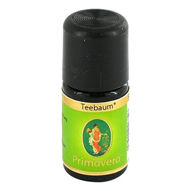 PRIMAVERA Ätherisches Öl Teebaum bio 5 ml - Aromaöl, Duftöl, Aromatherapie - reinigend, antibakteriell, desinfizierend - vegan im Sale